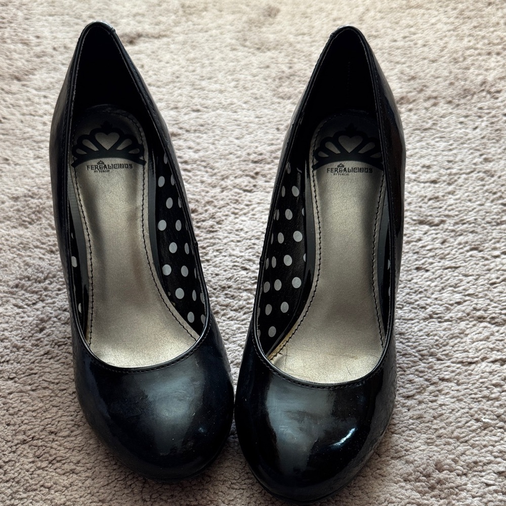 Fergalicious by Fergie Black Classic Heels. Size 8. NWT
